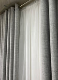 Premium Light Grey Curtains