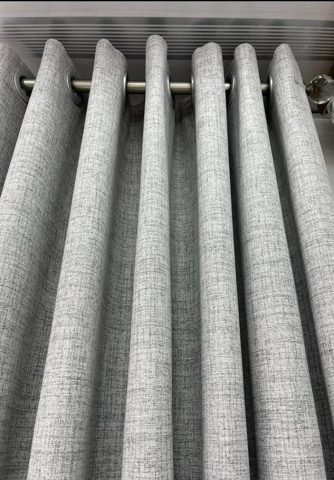 Premium Light Grey Curtains